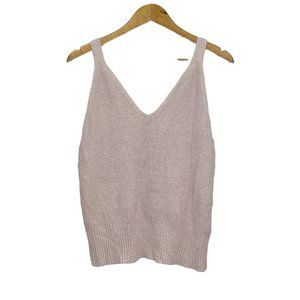 Joie Blush Lavender Knit Tank Top Size XL